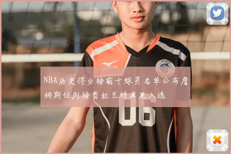NBA历史得分榜前十球员名单公布詹姆斯位列榜首杜兰特库里入选