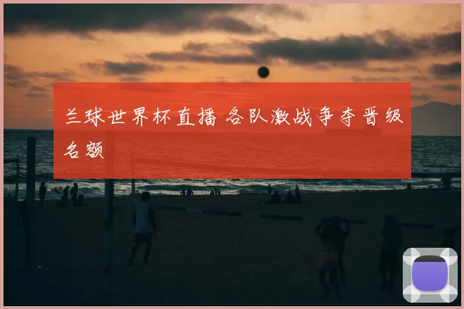 兰球世界杯直播 各队激战争夺晋级名额